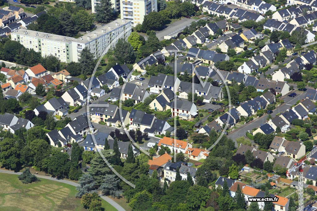 Photo arienne de Nantes (le Landreau)