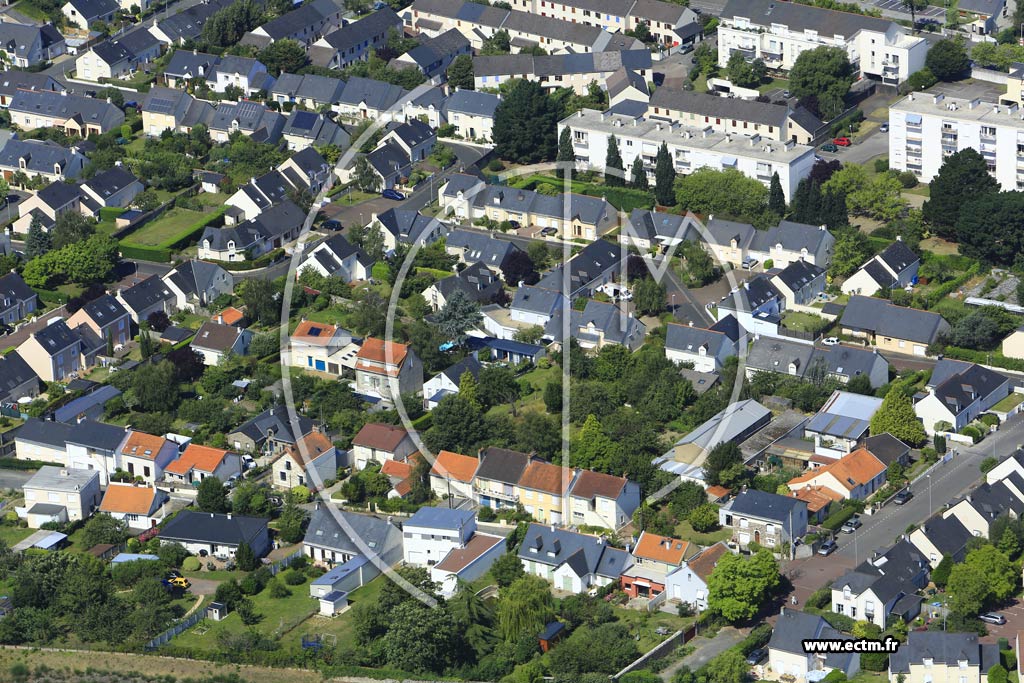 Photo arienne de Nantes (le Landreau)