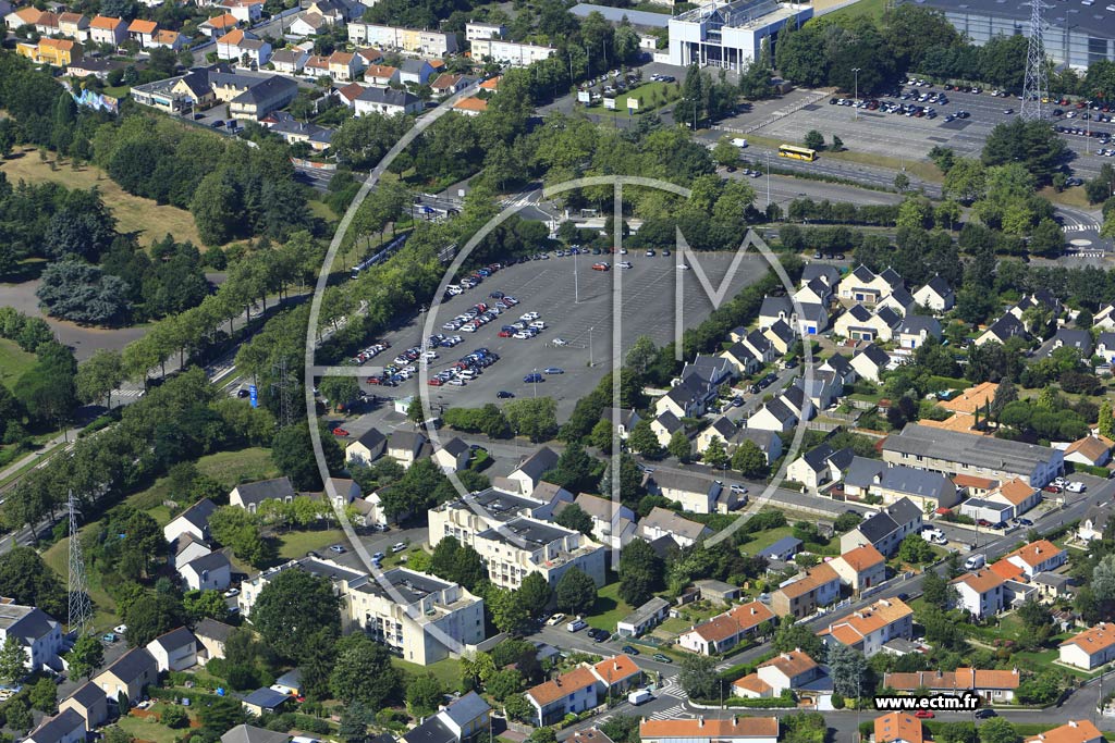 Photo arienne de Nantes (le Millau)