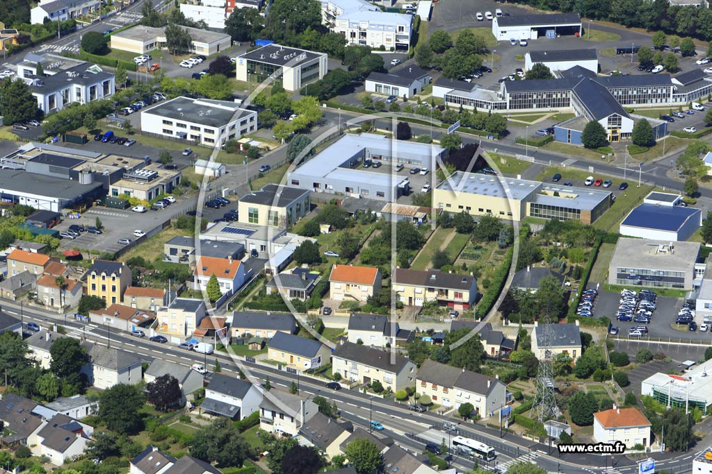 Photo arienne de Nantes (les Chaupires)