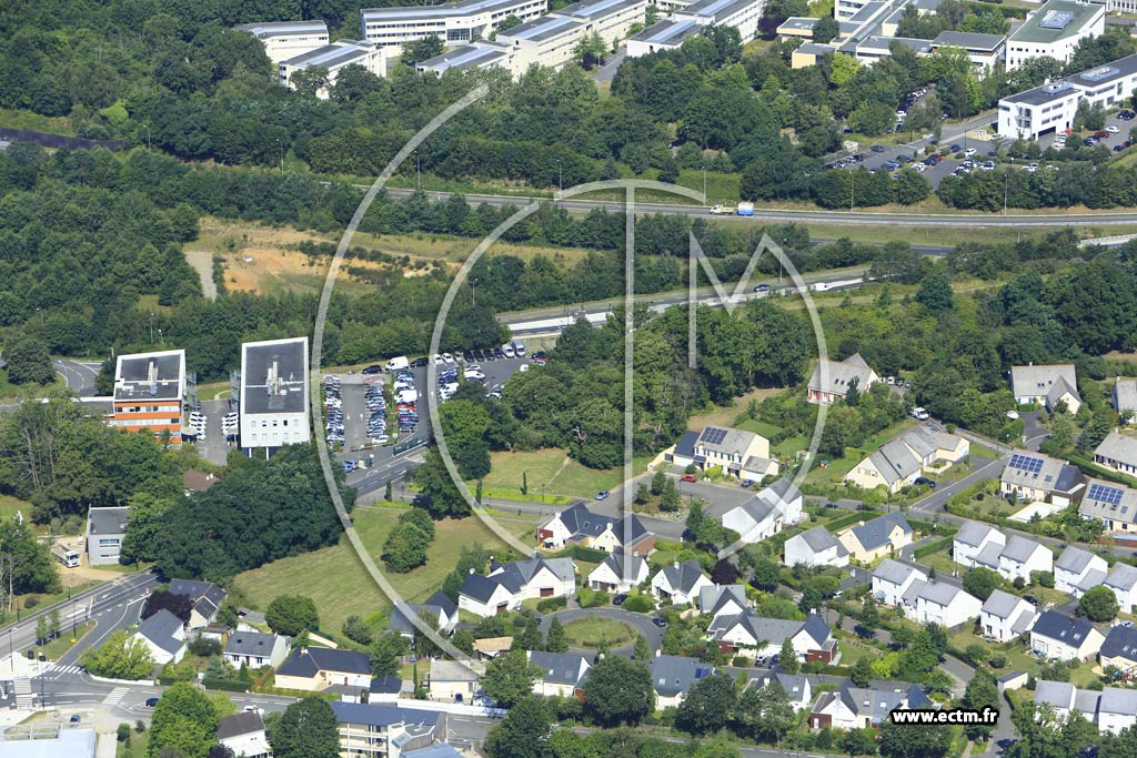 Photo arienne de Nantes (Route du Bel)