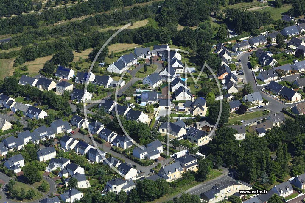 Photo arienne de Nantes (Route du Bel)