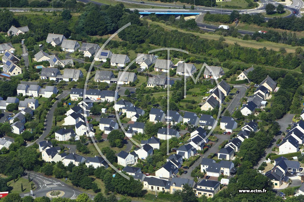 Photo arienne de Nantes (Route du Bel)