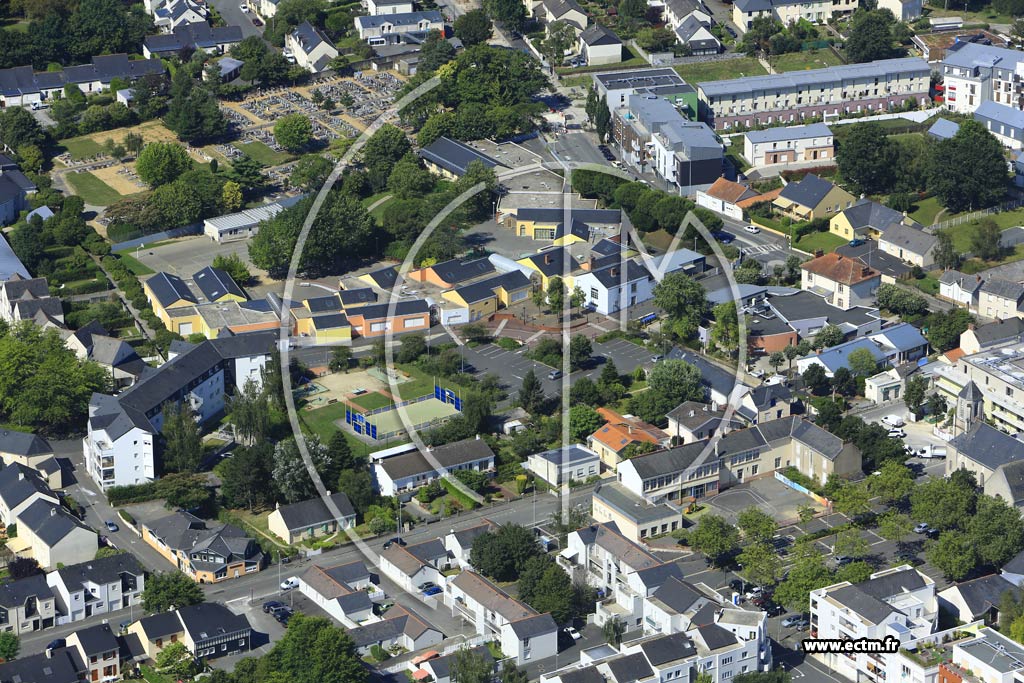 Photo arienne de Nantes (Saint-Joseph de Porterie)
