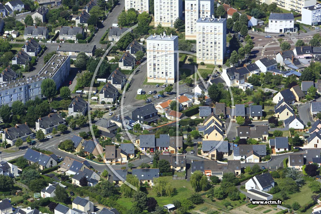 Photo arienne de Nantes (Vieux Doulon)