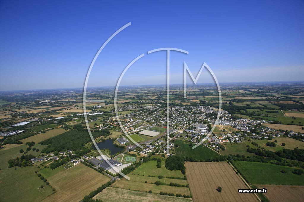 Photo arienne de Saint-Mars-du-Dsert