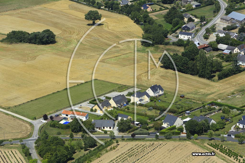 Photo arienne de Saint-Mars-du-Dsert (la Brangerie)
