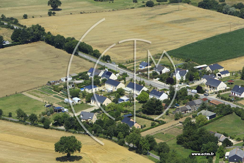 Photo arienne de Saint-Mars-du-Dsert (la Brangerie)