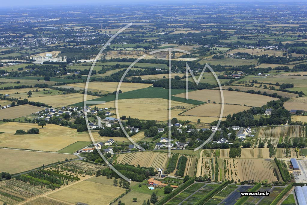Photo arienne de Saint-Mars-du-Dsert (la Galonnire)