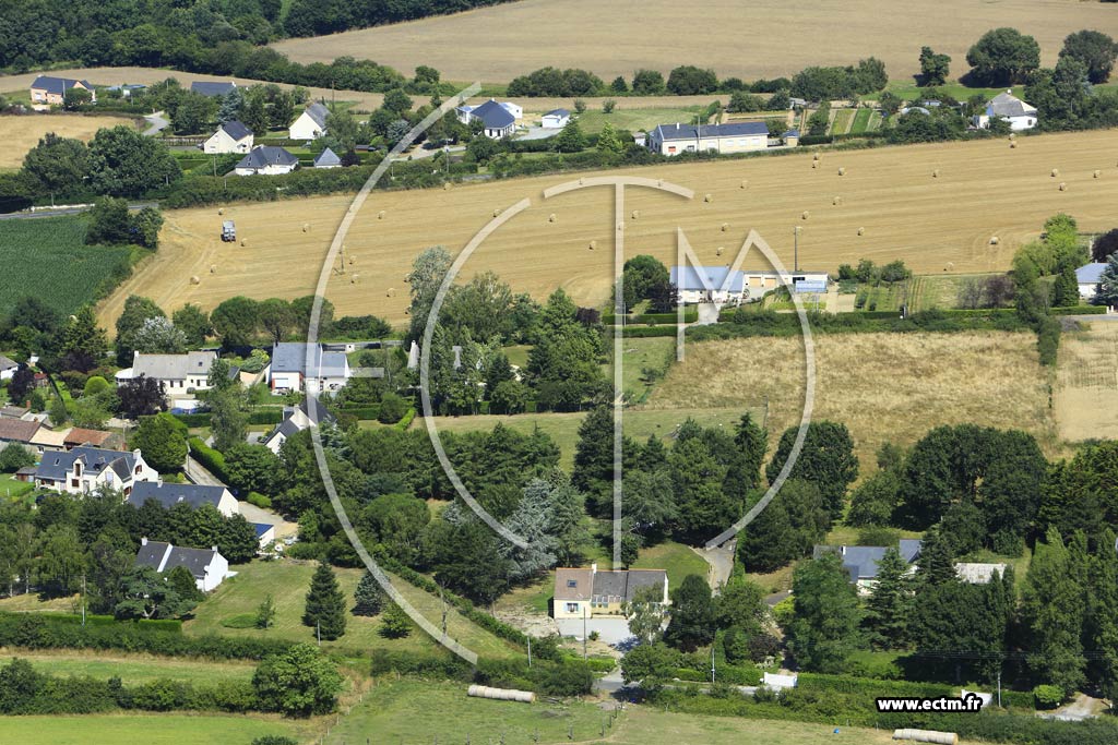 Photo arienne de Saint-Mars-du-Dsert (la Renaudire)