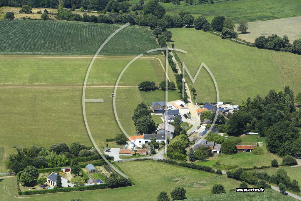 Photo arienne de Saint-Mars-du-Dsert (le Bas Fresne)