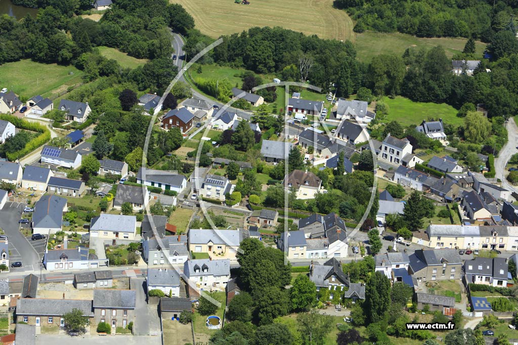 Photo arienne de Saint-Mars-du-Dsert (Quartier du le Ptis Pigeaud)
