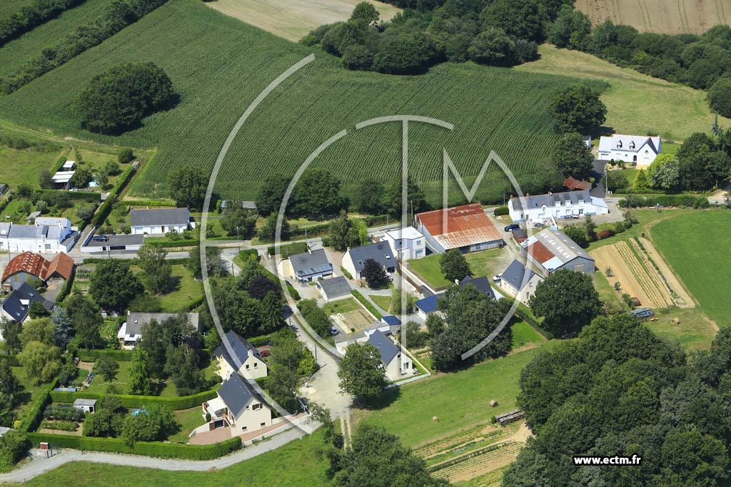 Photo arienne de Treillires (la Rinais)