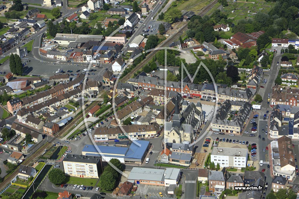 Photo arienne de Blangy-sur-Bresle (Centre)