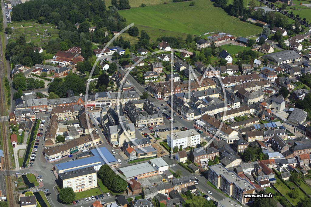 Photo arienne de Blangy-sur-Bresle (Centre)