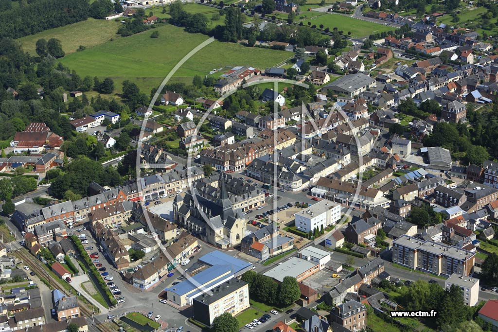 Photo arienne de Blangy-sur-Bresle (Centre)