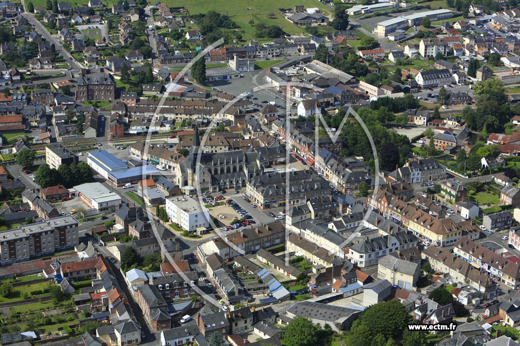 Photo arienne de Blangy-sur-Bresle (Centre)