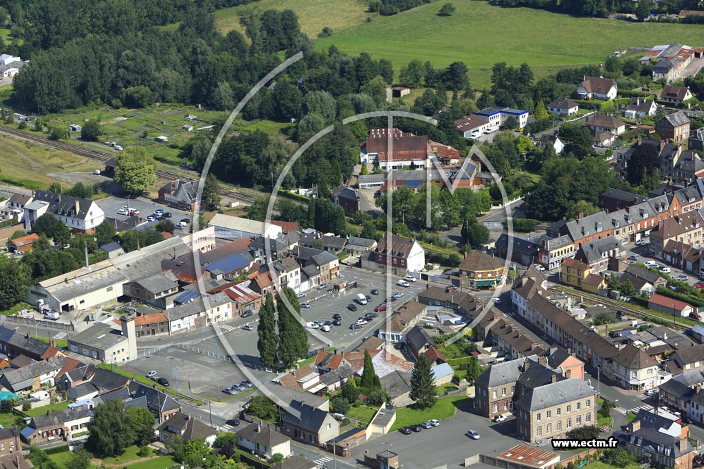 Photo arienne de Blangy-sur-Bresle (Centre)