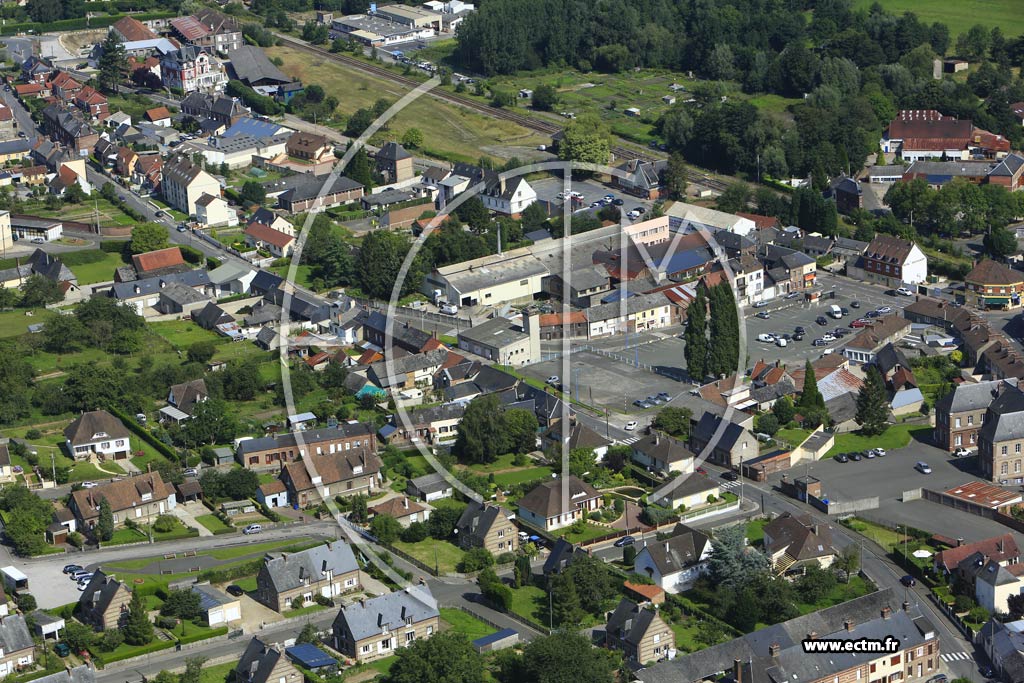Photo arienne de Blangy-sur-Bresle (la Chapelle)