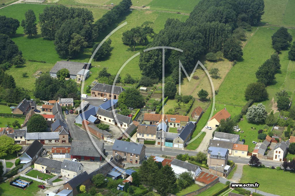 Photo arienne de Bourseville
