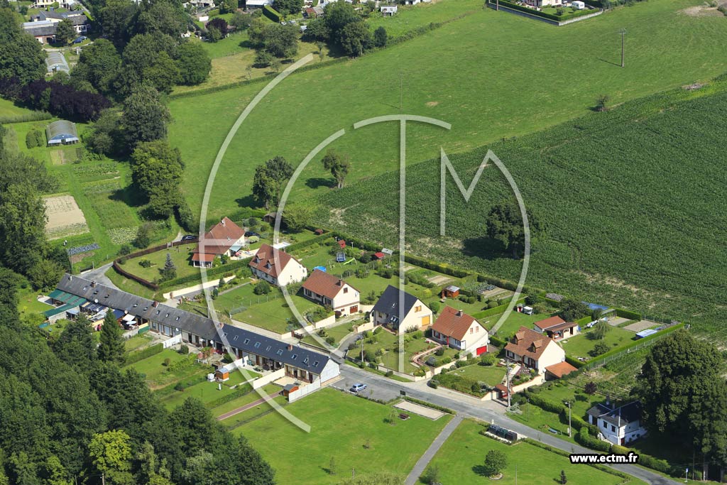 Photo arienne de Bouttencourt (Moulin Lger)