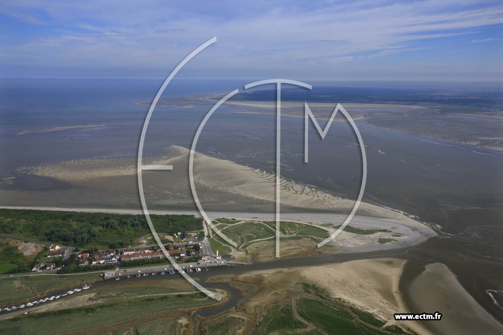 Photo arienne de Cayeux-sur-Mer (le Hourdel)