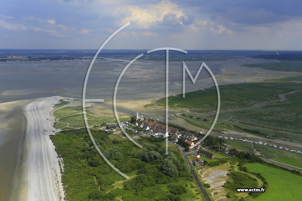 Photo arienne de Cayeux-sur-Mer (le Hourdel)