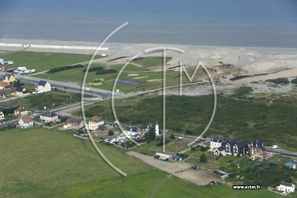 Photo arienne de Cayeux-sur-Mer (les Galeries d'Amont)