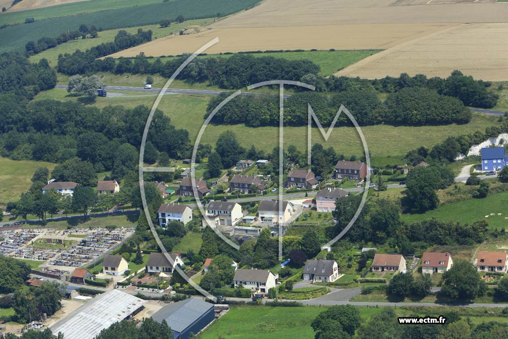Photo arienne de Criel-sur-Mer (le Vert Bocage)