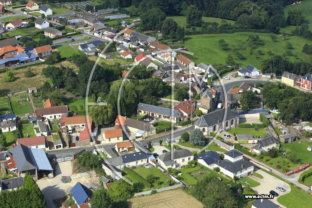 Photo arienne de Embreville