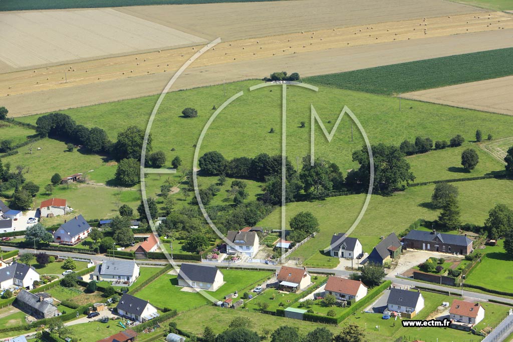 Photo arienne de Le Mesnil-Raume