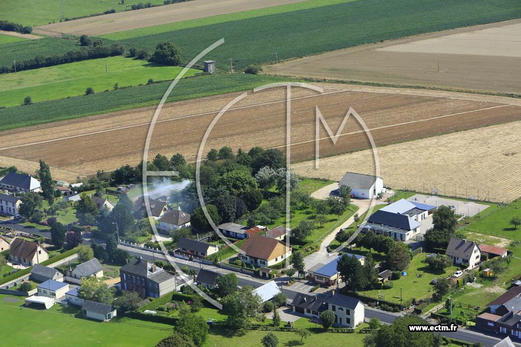 Photo arienne de Le Mesnil-Raume
