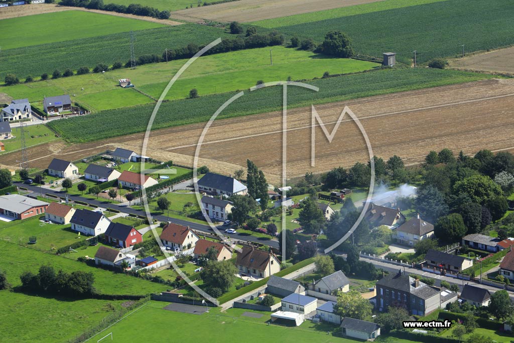 Photo arienne de Le Mesnil-Raume