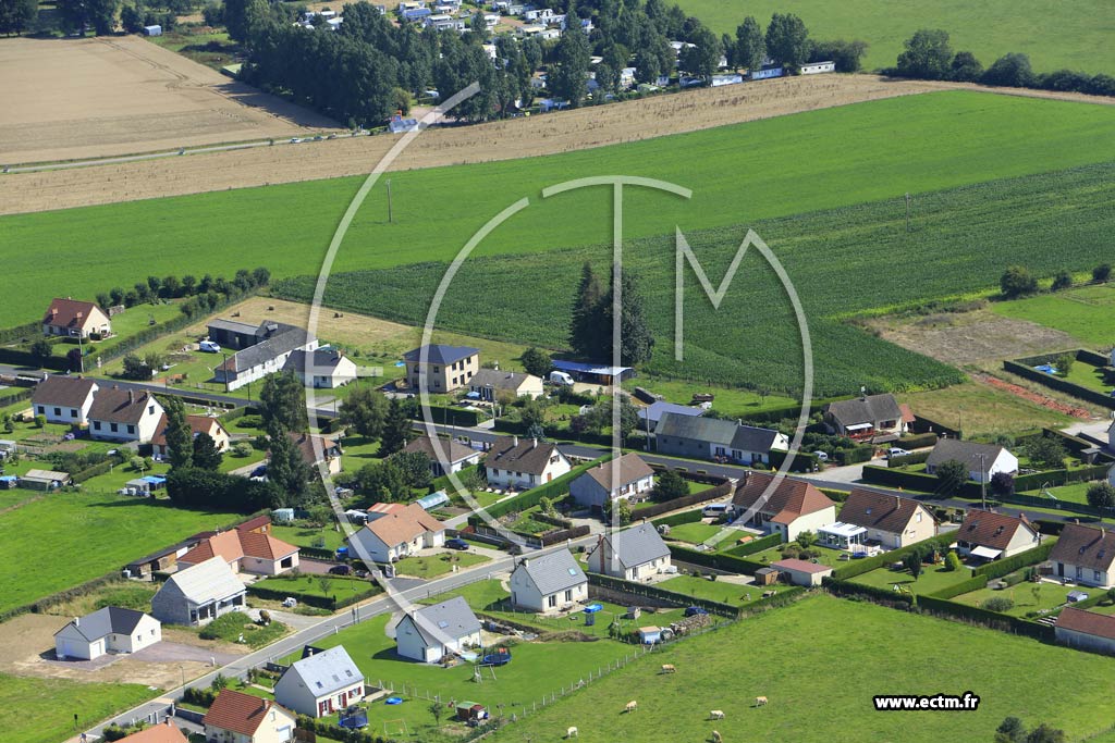 Photo arienne de Le Mesnil-Raume