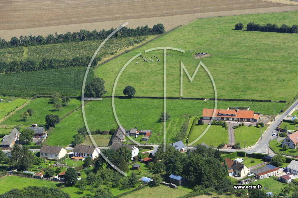 Photo arienne de Le Mesnil-Raume