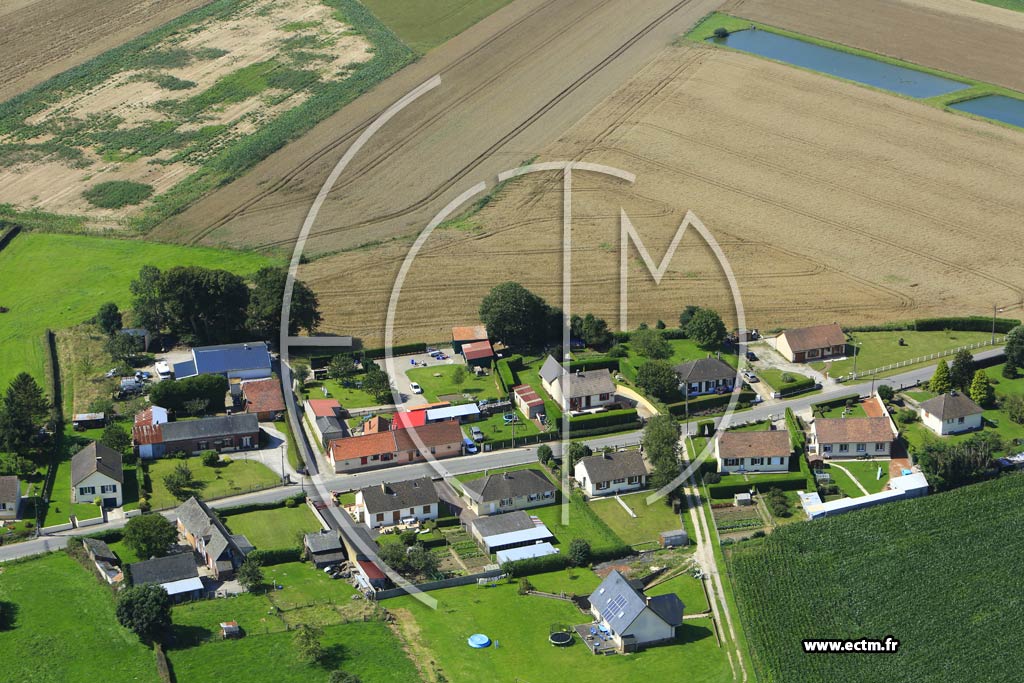 Photo arienne de Le Mesnil-Raume
