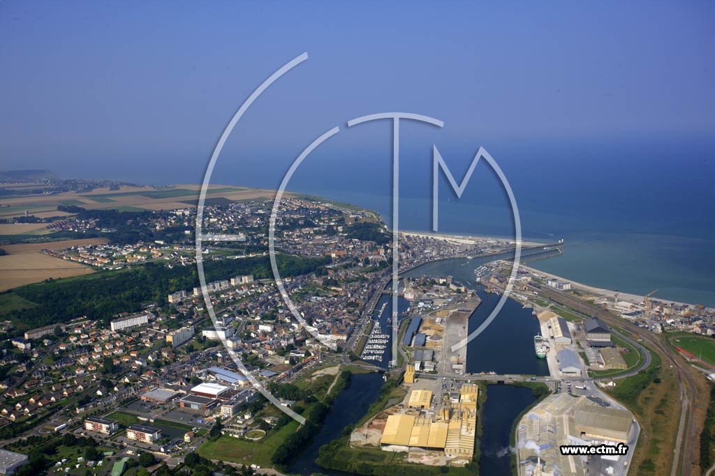 Photo arienne de Le Trport