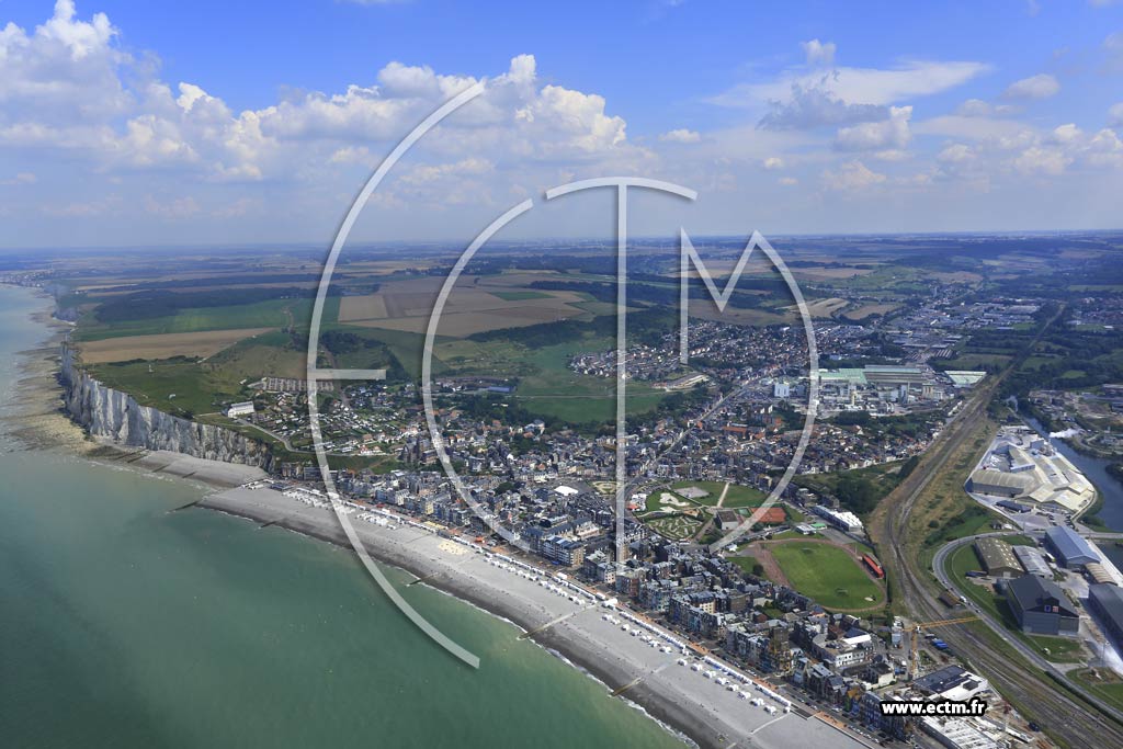 Photo arienne de Mers-les-Bains
