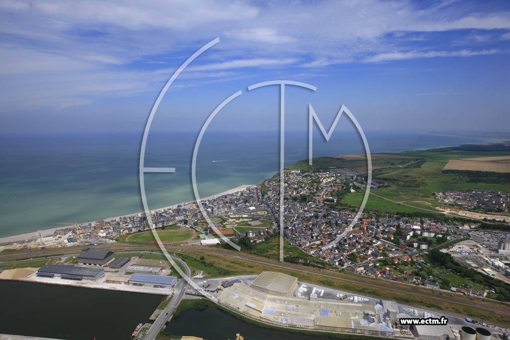 Photo arienne de Mers-les-Bains (Centre)