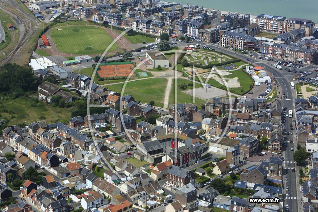 Photo arienne de Mers-les-Bains (Centre)