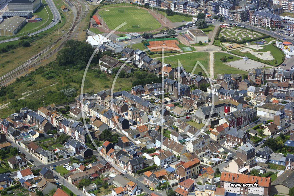 Photo arienne de Mers-les-Bains (Centre)