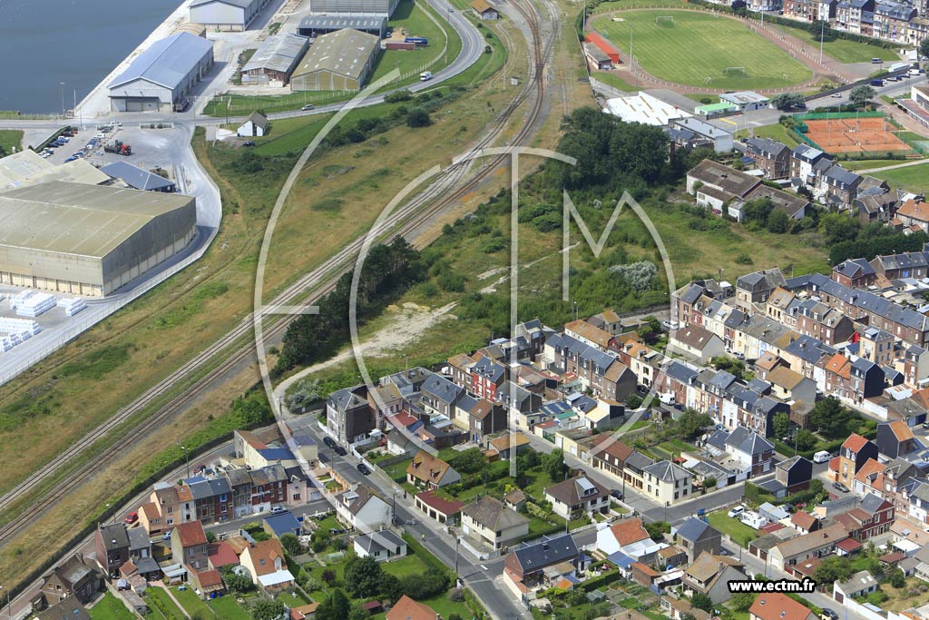Photo arienne de Mers-les-Bains (Centre)