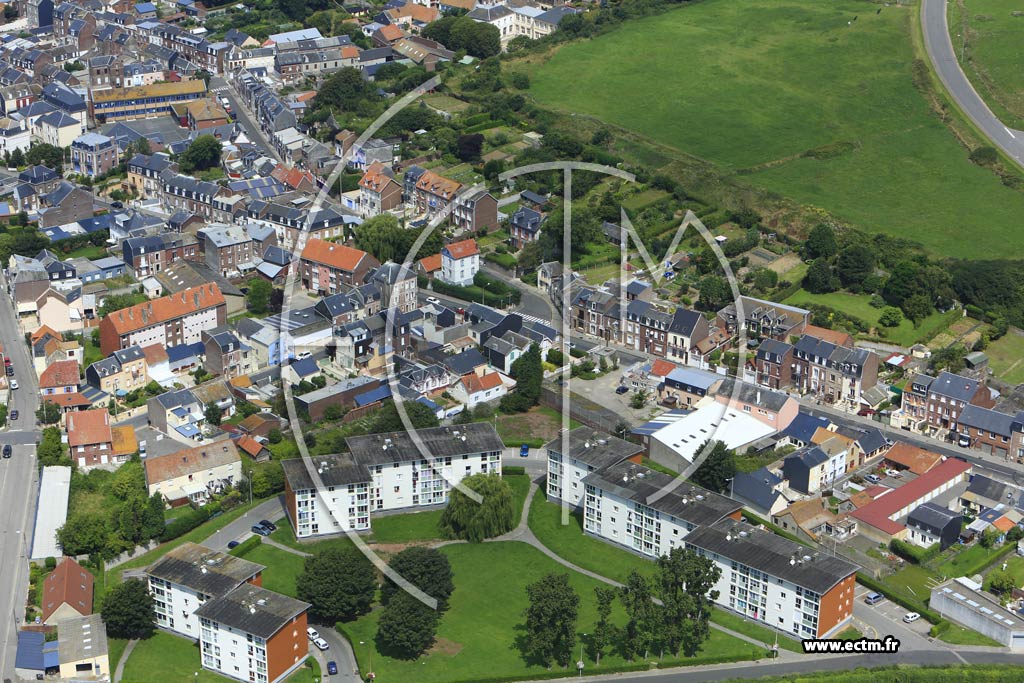 Photo arienne de Mers-les-Bains (Centre)