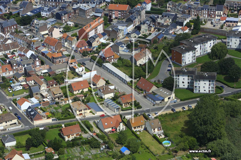 Photo arienne de Mers-les-Bains (Centre)
