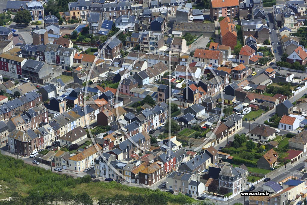 Photo arienne de Mers-les-Bains (Centre)