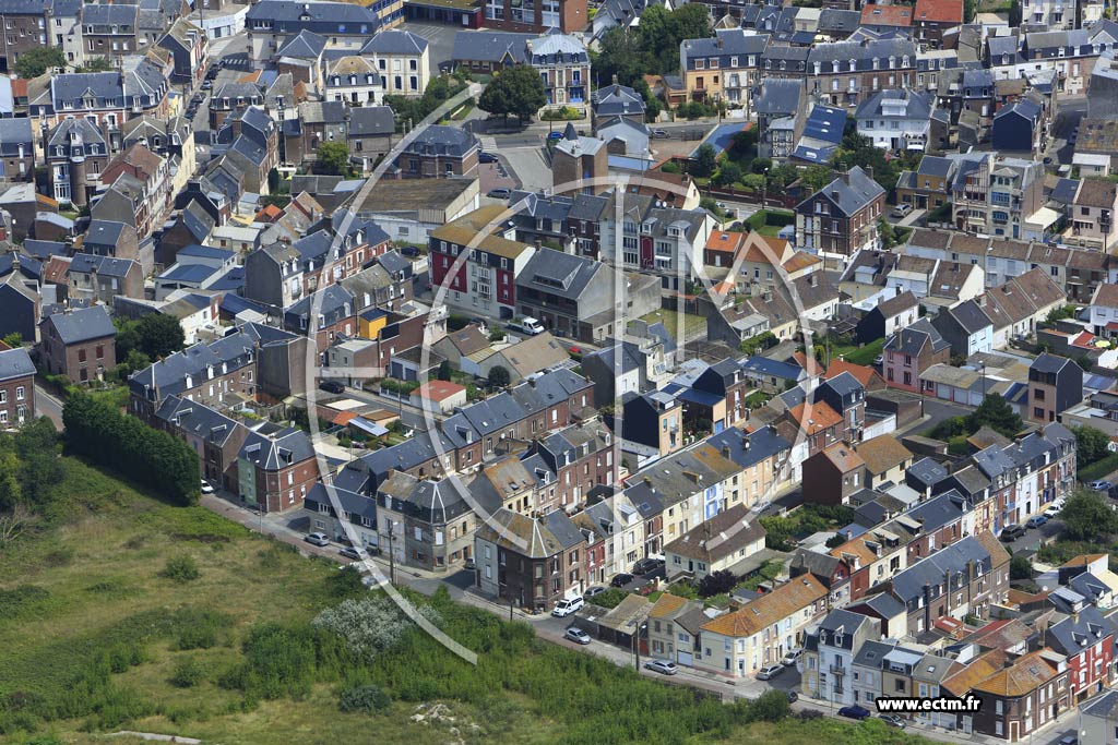 Photo arienne de Mers-les-Bains (Centre)