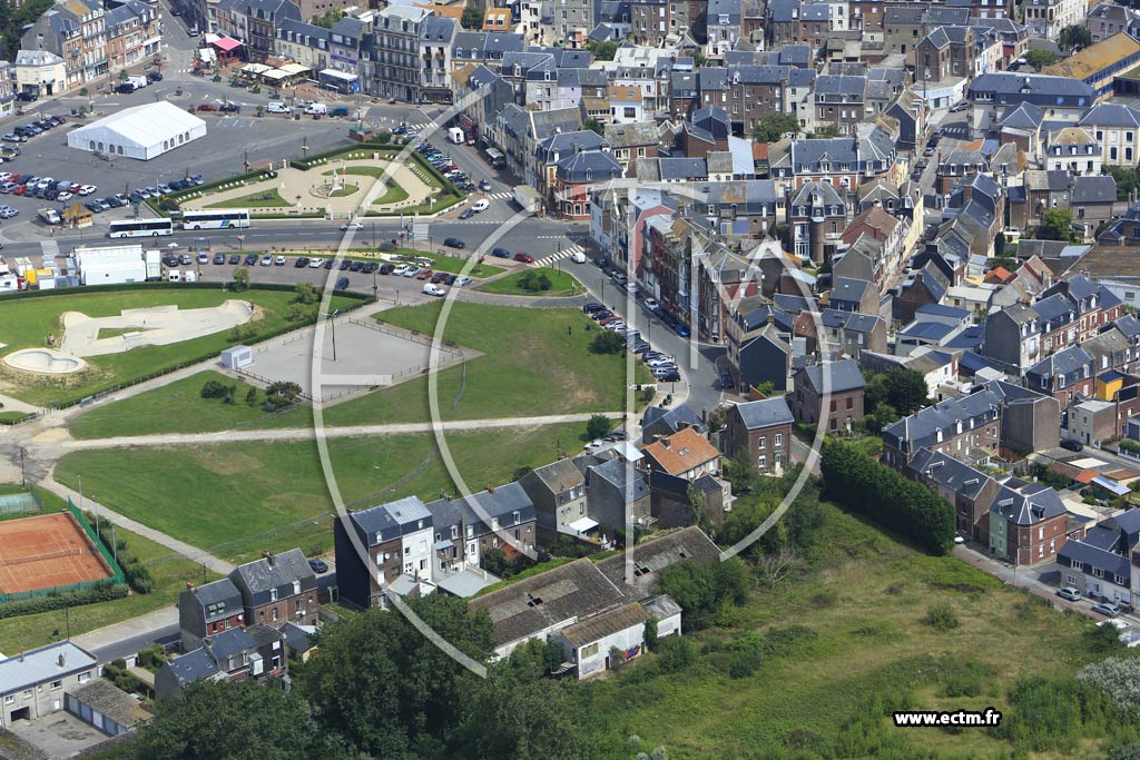 Photo arienne de Mers-les-Bains (Centre)