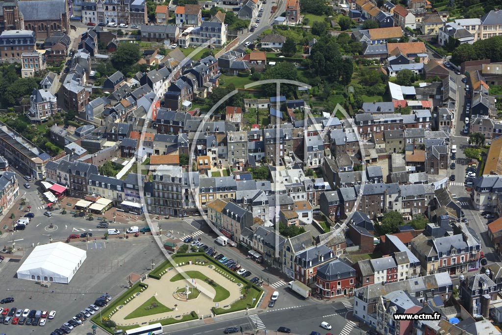 Photo arienne de Mers-les-Bains (Centre)