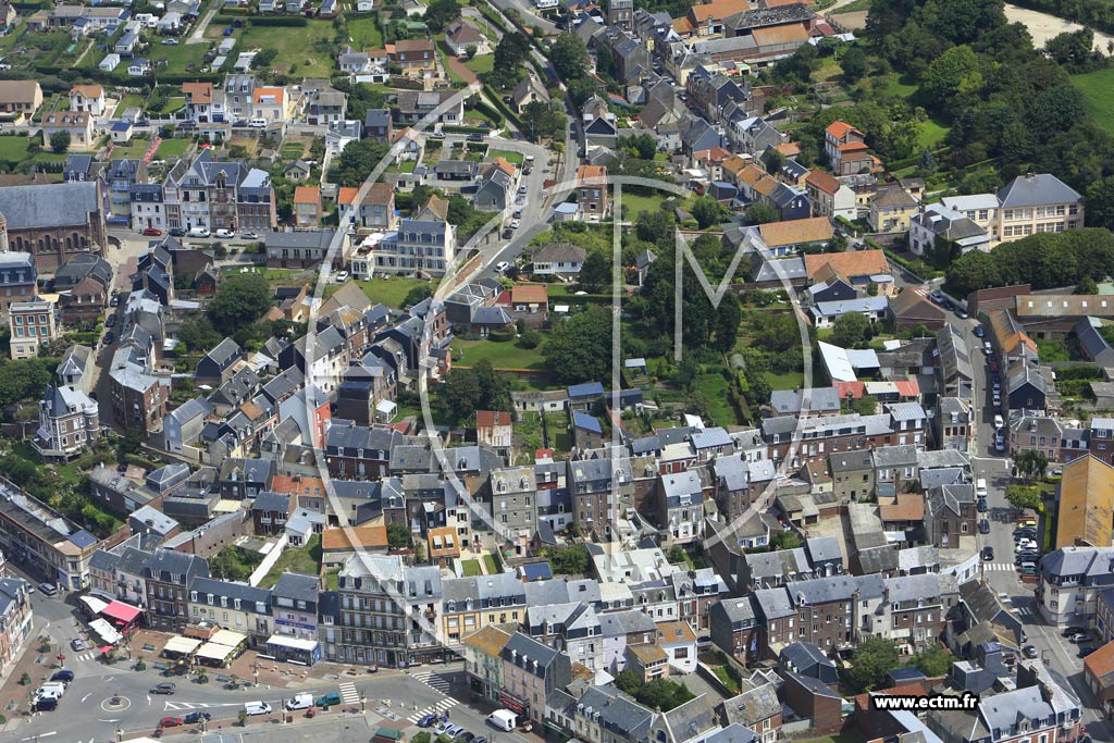 Photo arienne de Mers-les-Bains (Centre)