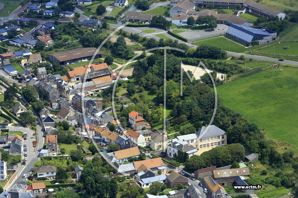 Photo arienne de Mers-les-Bains (Centre)